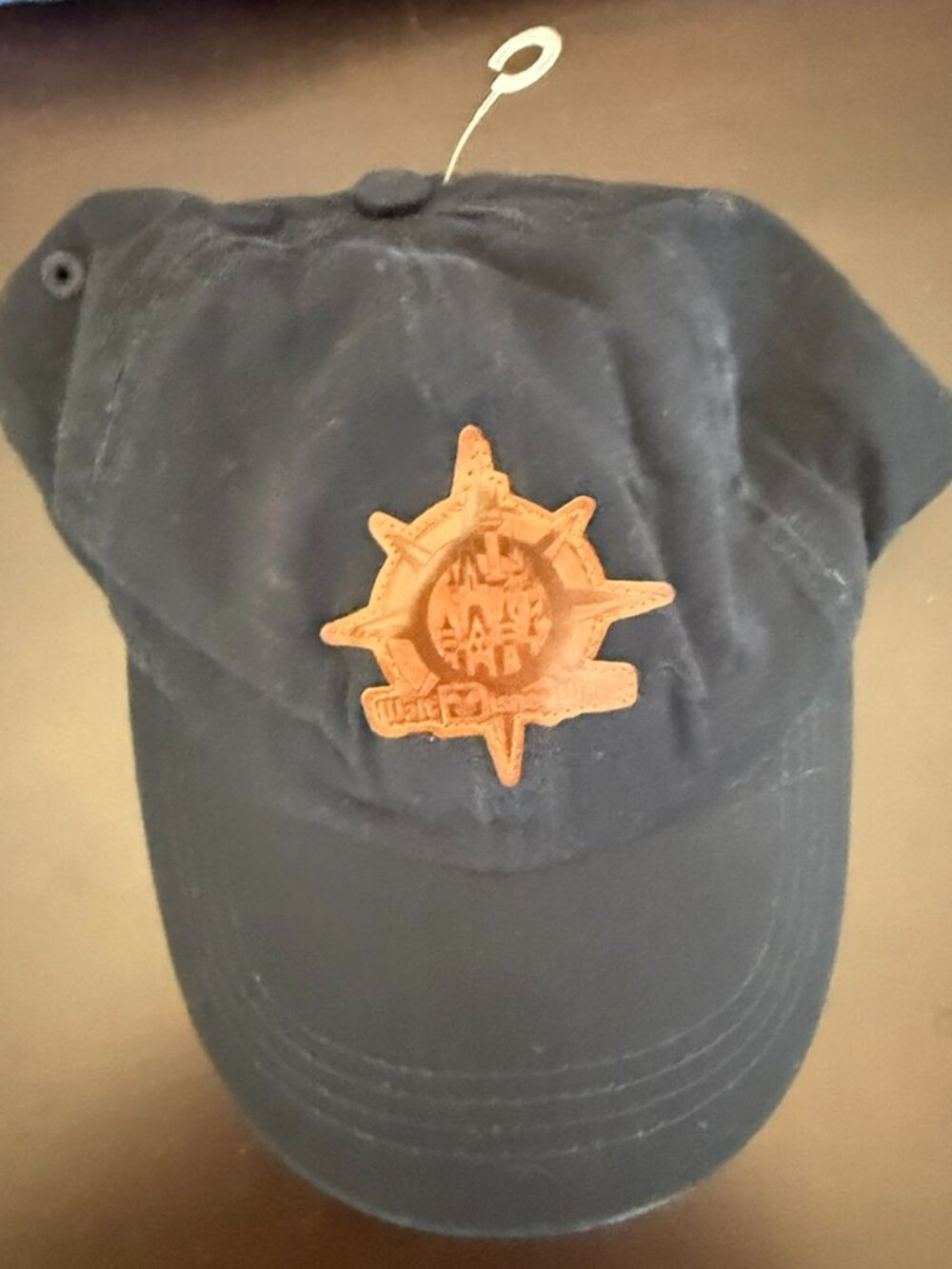Disney Parks Walt Disney World Castle Compass Patch Blue Baseball Hat Cap NWT